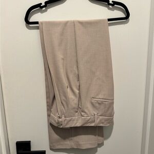 Aritzia The Effortless Pant™ Light Beige | Size 0 | Tailored Wide Leg